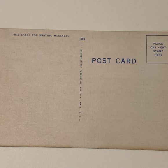 VINTAGE AMERICANA COLLECTIBLE POSTCARD - Picture 3 of 16